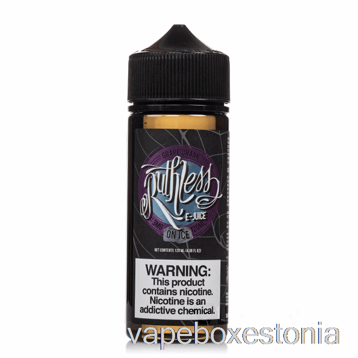 Vape Box Estonia Viinamarja Jõi Jääl - Halastamatu Aur - 120ml 3mg